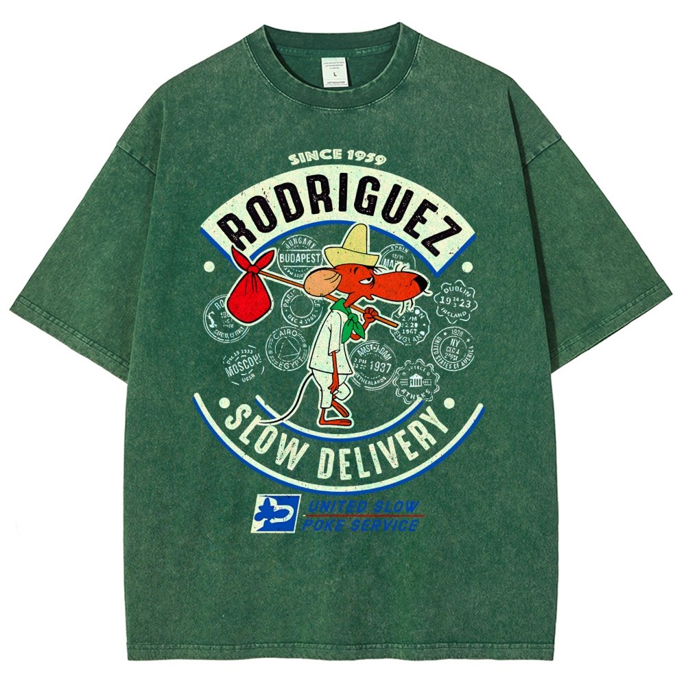 Slowpoke Delivery Service Vintage Distressed T-shirt