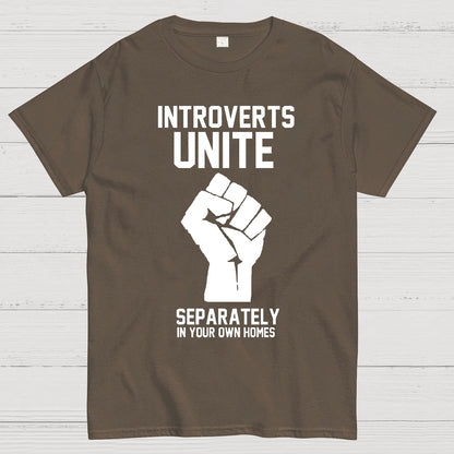 Introverts Unite Nerd Geek T-Shirt