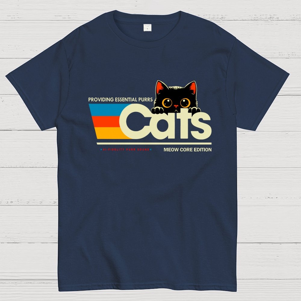 Retro Cats Geek T-Shirt