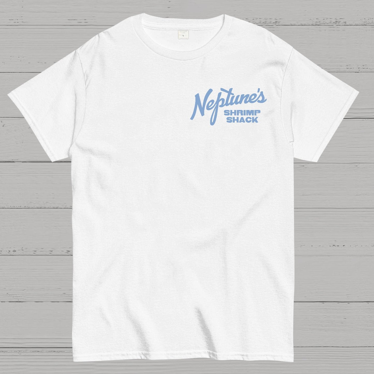 Neptune's Shrimp Shack Front And Back Printing Geek T-Shirt