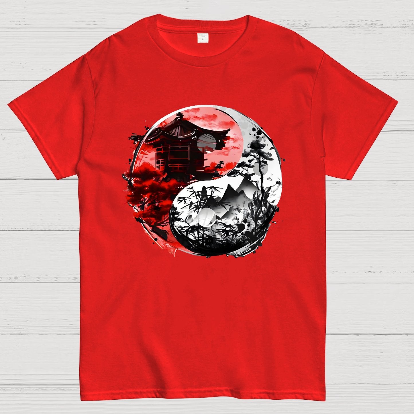 Temple Yin yang Geek T-Shirt