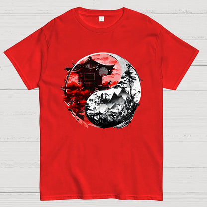 Temple Yin yang Geek T-Shirt