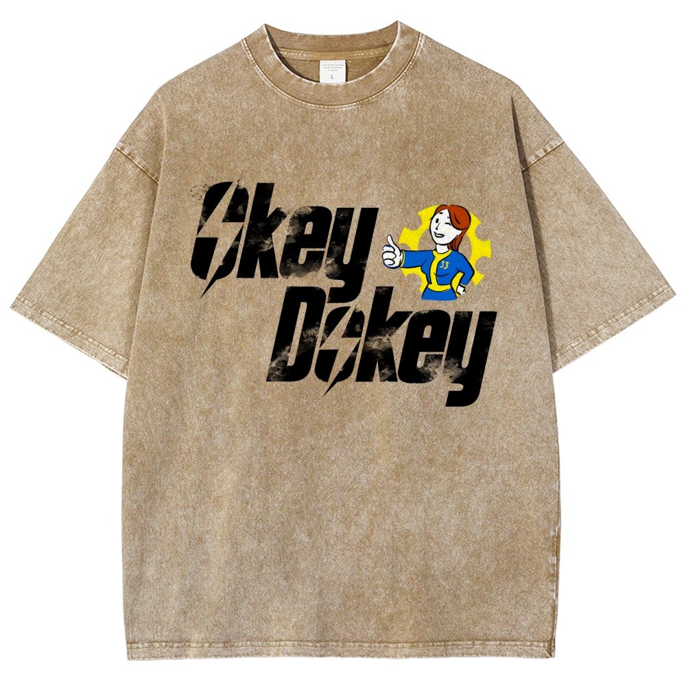 Okey Dokey Vintage Distressed T-shirt