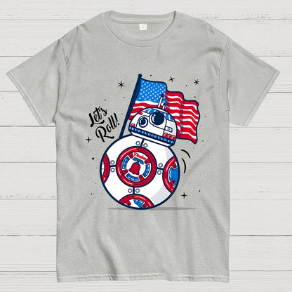 Red, White, and BB-Blue Geek T-Shirt
