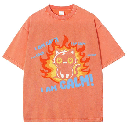 I Am Not Stressed! I Am Calm Vintage Distressed T-shirt