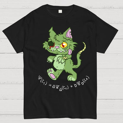 Schrödinger's Zombie Cat Geek T-Shirt