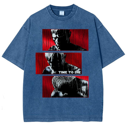 Time to die Vintage Distressed T-shirt