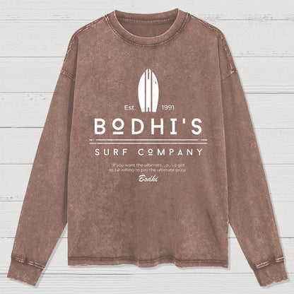 Bodhi's Surf Company Est. 1991 Washed Long Sleeve Tee
