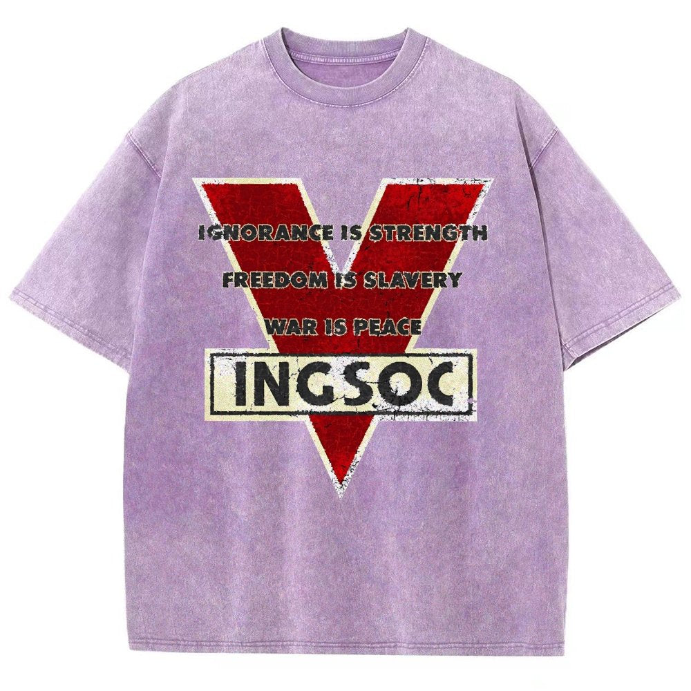 Ignorance Is Strength Tri Blend Vintage Distressed T-shirt