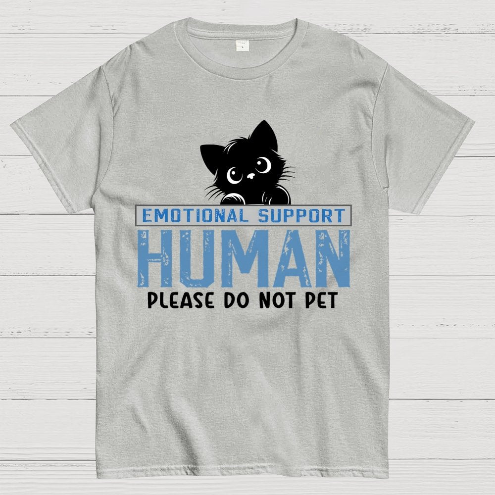 Emotional Support Human Of Cat Geek T-Shirt