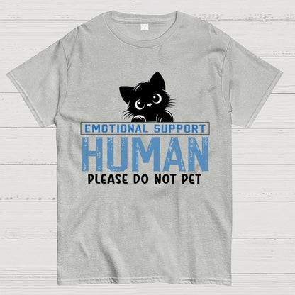 Emotional Support Human Of Cat Geek T-Shirt