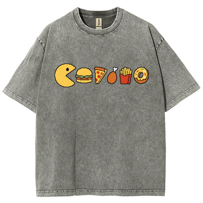 Snack-man Vintage Distressed T-shirt