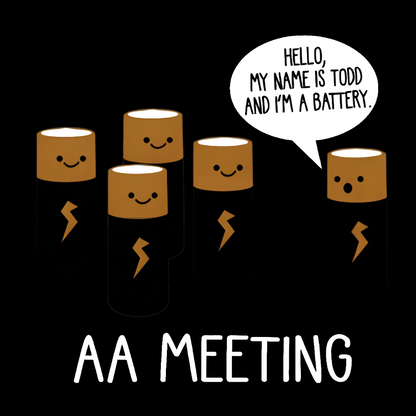 AA Meeting Nerdy T-Shirt