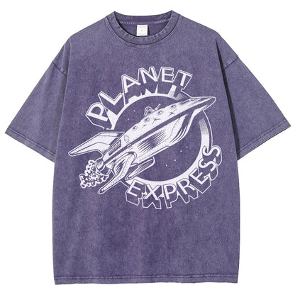 Cosmic Express Vintage Distressed T-shirt