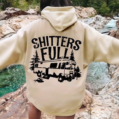 Shitters Full Printed Back Unisex Cotton Hoodie
