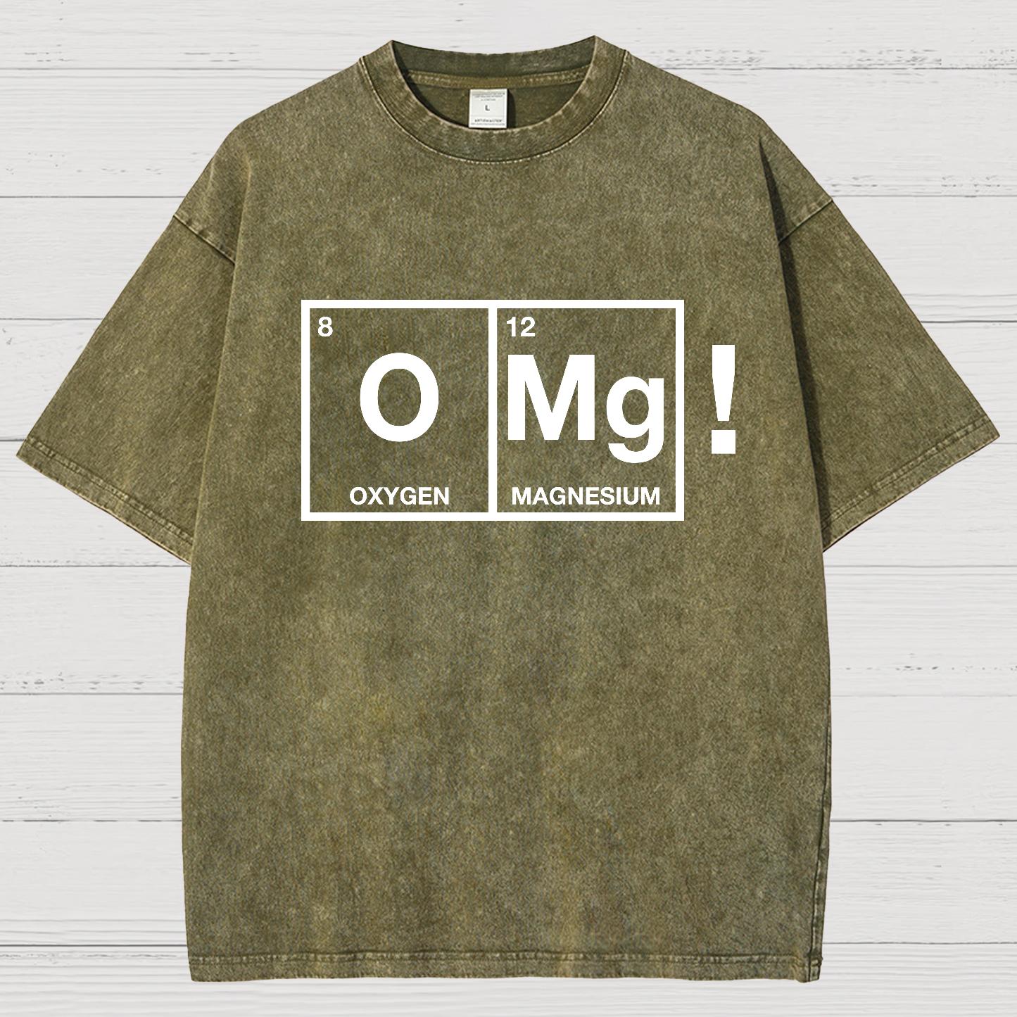 OMG! Funny Vintage Distressed T-shirt
