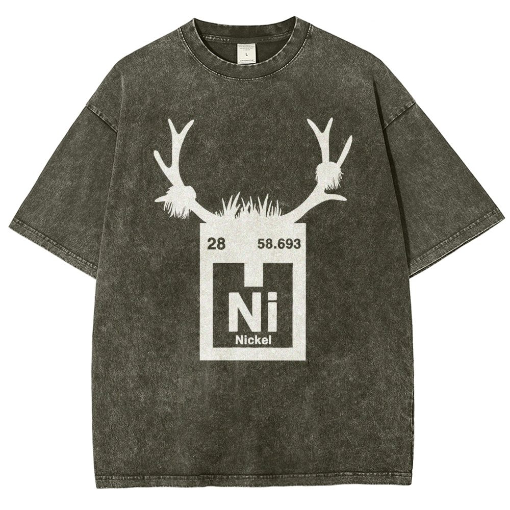 Ni Element Vintage Distressed T-shirt