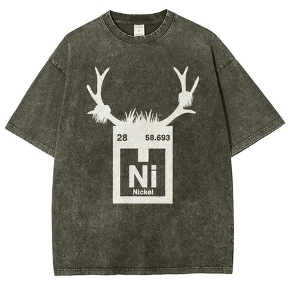 Ni Element Vintage Distressed T-shirt