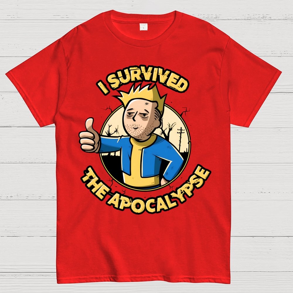 I Survived Sarcasm Funny Geek T-Shirt