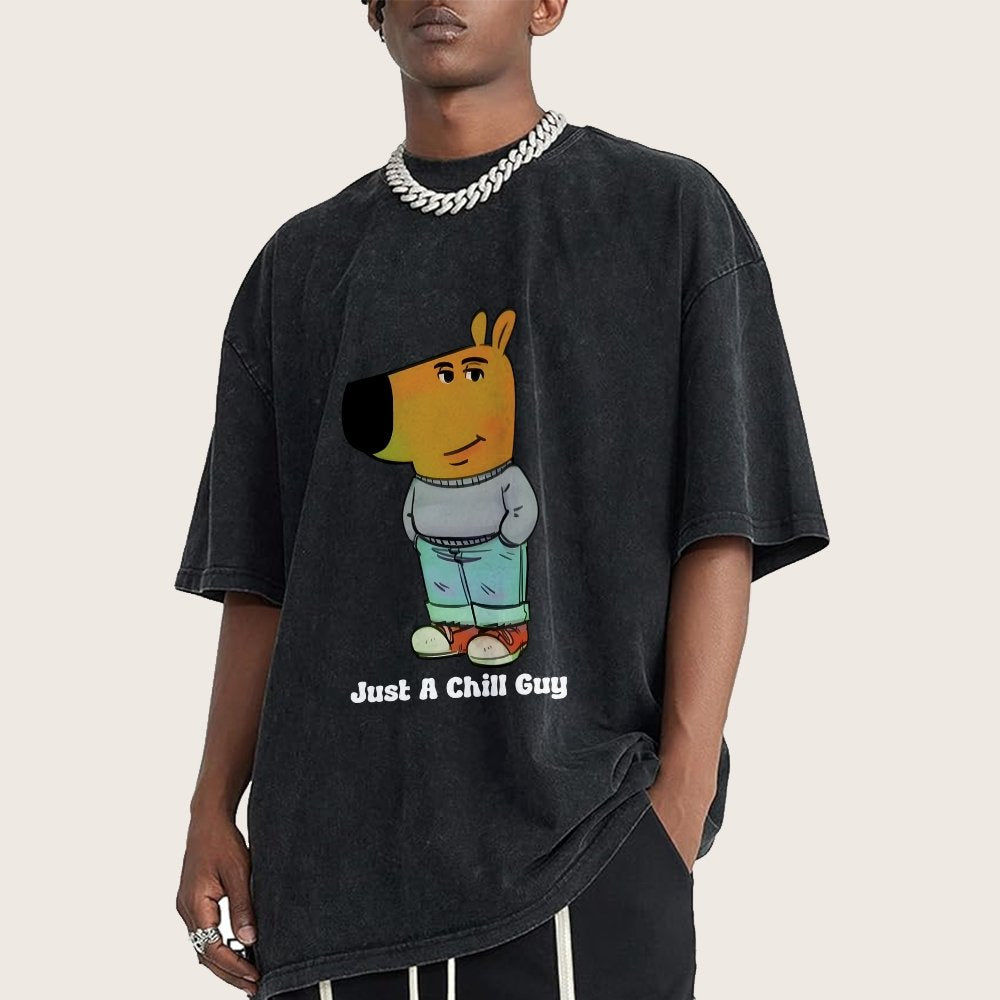 I'm Just A Chill Guy Vintage Distressed T-shirt