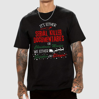 Horror Christmas Funny Christmas Geek T-Shirt