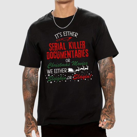 Horror Christmas Funny Christmas Geek T-Shirt
