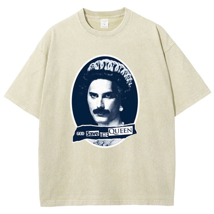 God Save The Queen Vintage Distressed T-shirt