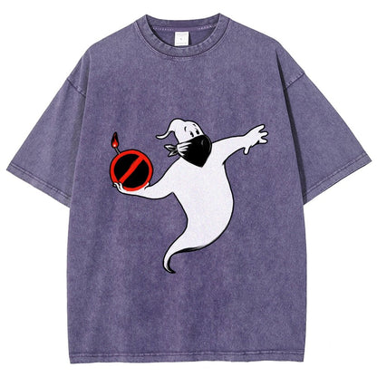 Spooksy Vintage Distressed T-shirt
