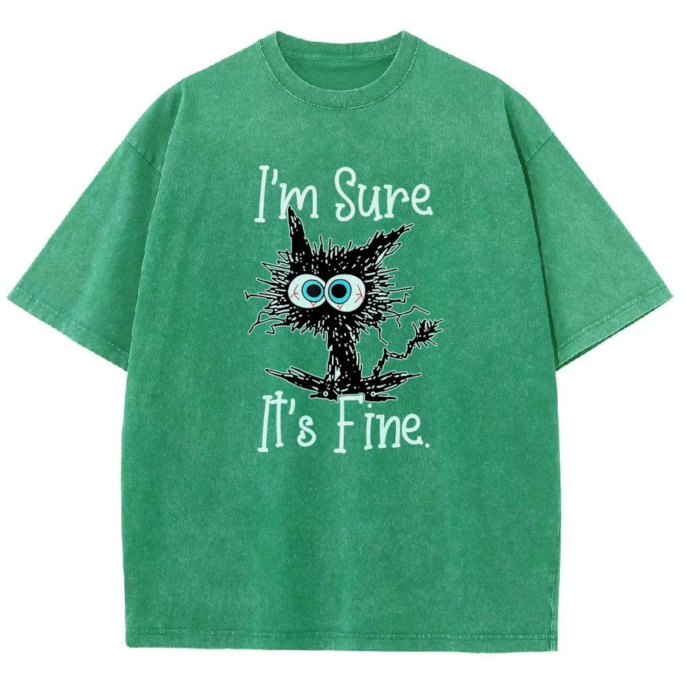I’M Sure It’S Fine Vintage Distressed T-shirt