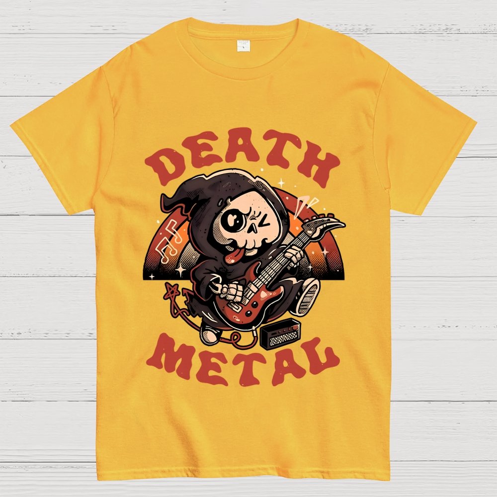 Death Metal Reaper Geek T-Shirt