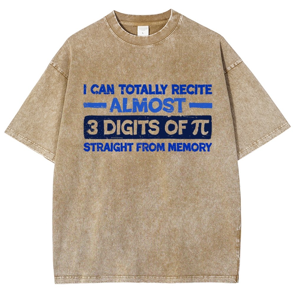 3 Digits Of Pi Vintage Distressed T-shirt
