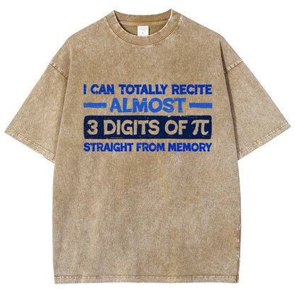 3 Digits Of Pi Vintage Distressed T-shirt