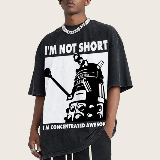 I'm Not Short I'm Concentrated Awesome Vintage Distressed T-shirt