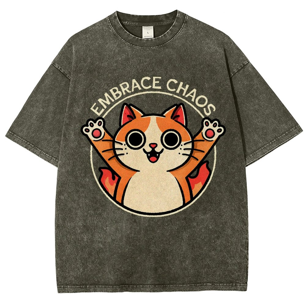 Embrace Chaos Vintage Distressed T-shirt