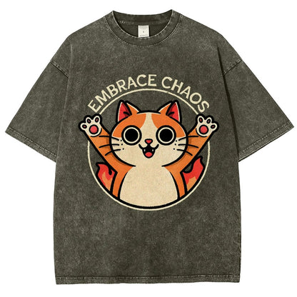 Embrace Chaos Vintage Distressed T-shirt
