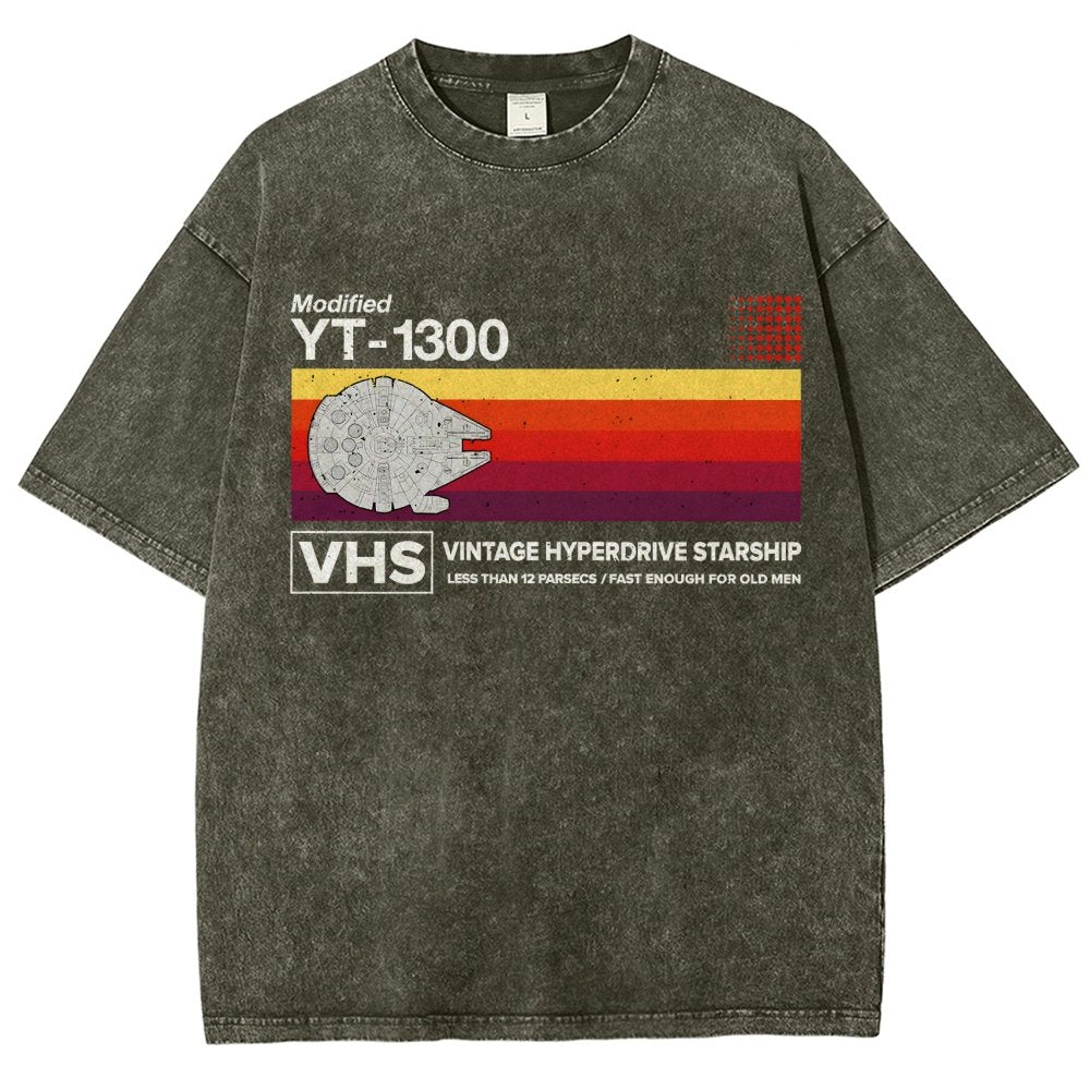 Vintage Hyperdrive Starship Vintage Distressed T-shirt