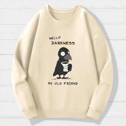 Hello Darkness Geek Cotton Sweatshirt