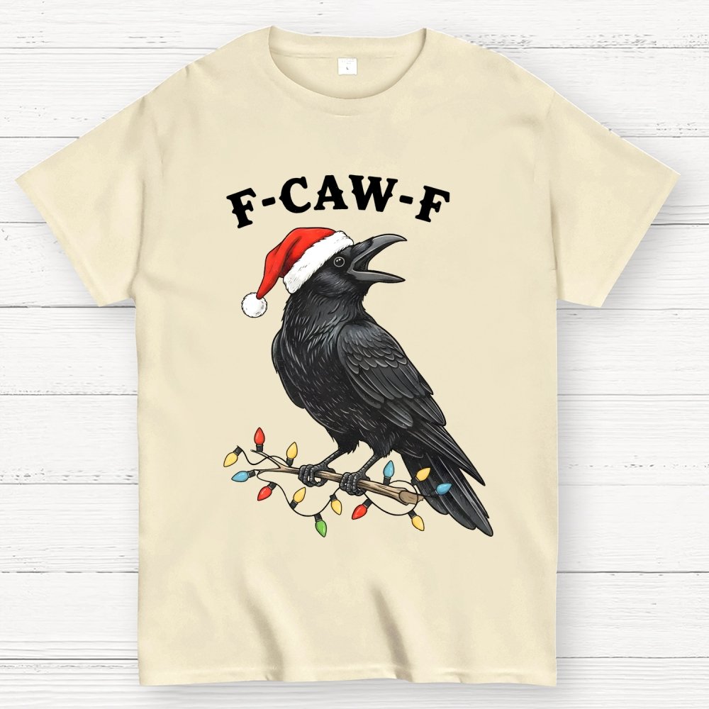 Christmas Funny Crow Geek T-Shirt