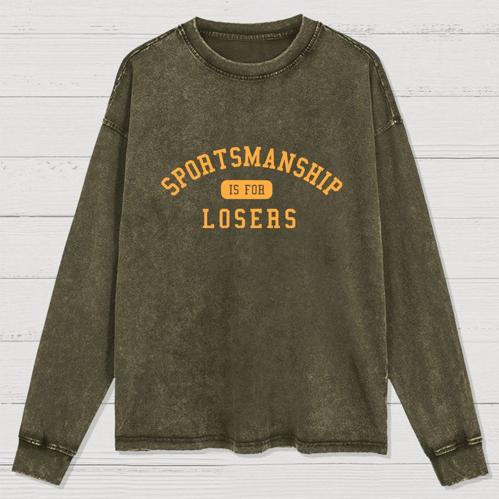 Sportsmanship Washed Long Sleeve Tee