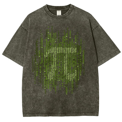 Enter The Pi Vintage Distressed T-shirt
