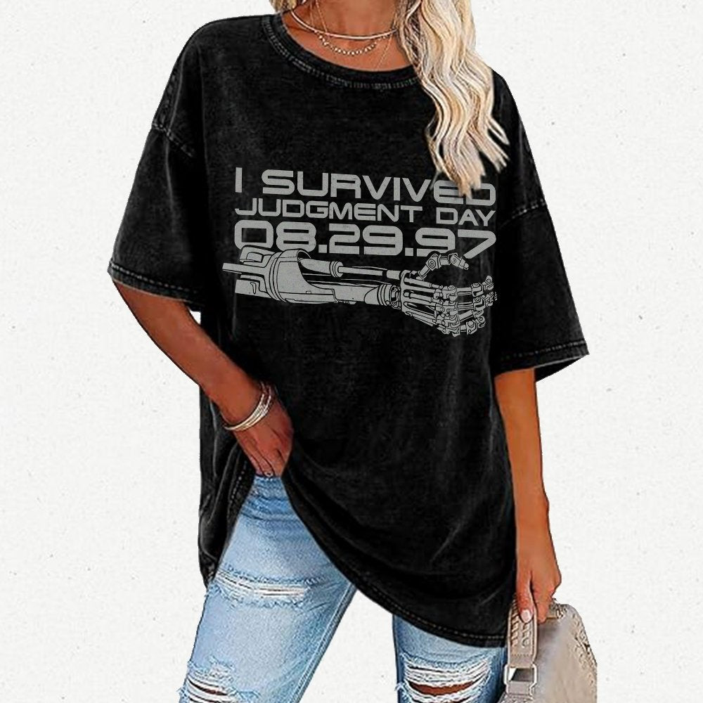 Judgment Day Survivor Vintage Distressed T-shirt