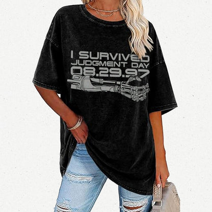 Judgment Day Survivor Vintage Distressed T-shirt
