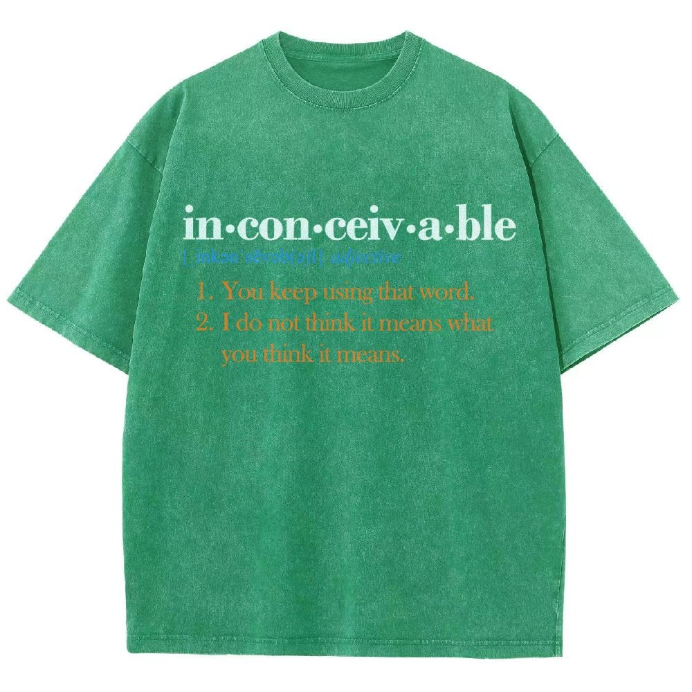 In-con-ceiv-a-ble Vintage Distressed T-shirt
