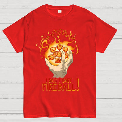 I Cast Fireball! Geek T-Shirt