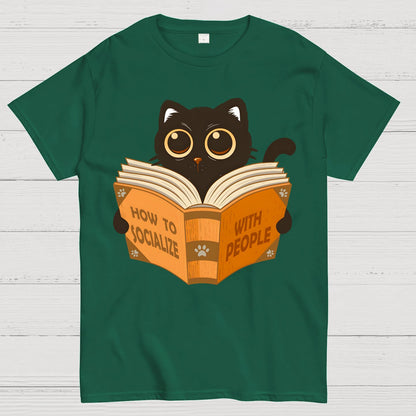 How To Socialise With People Geek T-Shirt