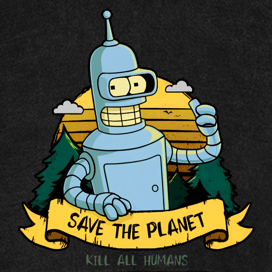 Save The Planet Kill All Humans Vintage Distressed Hoodie