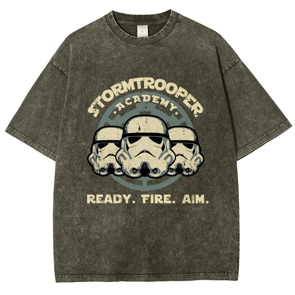Ready. Fire. Aim. Vintage Distressed T-shirt