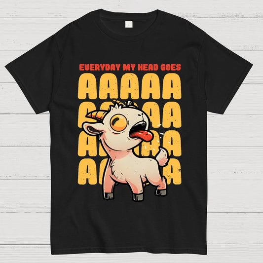 Everyday My Head Goes AAA Geek T-Shirt
