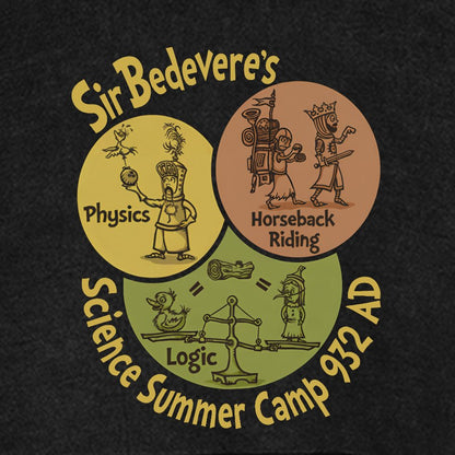 Sir Bedevere’s Science Camp Vintage Distressed Hoodie