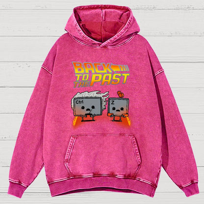 Back To The Past Vintage Distressed Hoodie
